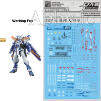 for MG 1/100 Astray Blue Frame Second Revise D.L Model Master Water Slide Caution Warning Details Decal Sticker MBF-P03R S07 DL