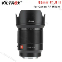 Viltrox 85mm F1.8 II STM Large Aperture Full Frame Portrait Lens AF MF Camera Lens for Canon EOS-R RF Mount Cameras R5 R6