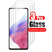 3Pcs Tempered Glass For Samsung Galaxy A10 A20 A20E A30 A50 A70 A21S A31 A41 A51 A71 A52S A72 A33 A53 A73 Screen Protector Film