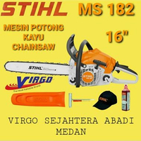 ORI ASLI STIHL MS-182 CHAINSAW CHAIN SAW SENSO GERGAJI POTONG KAYU 16" 16 " MS 182 MS182 STIHL
