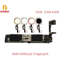 Unlocked Motherboard For iPhone 6S 4.7inch With/Without Fingerpint Touch ID Logic Board 16GB 32G 64G 128GB Tested Good Mainboard