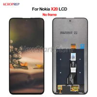 Original For Nokia X20 LCD Display Touch Screen Digitizer Assembly Replacement Accessory Parts 100% Tested For Nokia X20 lcd