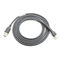 USB To RJ48 RJ50 Scanner Data Cable For LS1203 LS2208 LS4208 LS3008 C BAU01-S07ZAR Symbol Barcode Scanner Part Cable