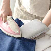 Hand-Held Mini Ironing Pad Heat Resistant Glove For Clothes Garment Steamer Sleeve Ironing Board Holder Portable Iron Table Rack