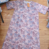 Gamis Lily White lengan pendek gamis kaos wanita daster lengan pendek