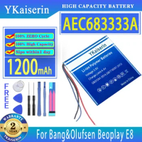 YKaiserin AEC683333A 1200mAh Replacement Battery for Bang &amp; Olufsen Beoplay E8 E 8 TWS Bateira