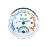 Simple Design Wall Thermometer Hygrometer Dial Type Thermometer Hygrometer Mini Hygrometer for Home Decoration Tabletop