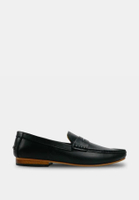 รองเท้าหนังแท้ BROWN STONE Penny Leather Loafer ONYX สีดำ
