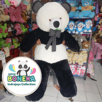 Boneka Teddy Bear Beruang Super Besar Jumbo Panda Hitam Putih 150 cm 1,5Meter Import Dolls Toys