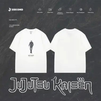 3Second x Jujutsu Kaisen T-Shirt Short Sleeve Relaxed Fit Cotton Shibuya Incident 50 340226 L