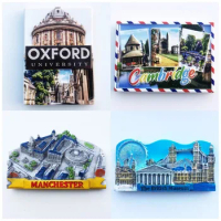 England Manchester Fridge Magnets United Kingdom Tourist Souvenirs Scotland Wales Oxford Cambridge F