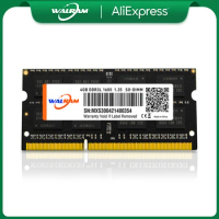 WALRAM memoria ram ddr4 DDR3 8GB 4GB 16GB laptop Ram 1333 1600 1866 2400 2666 2133 3200 DDR3L 204pin Sodimm Notebook memory