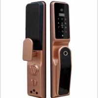 Wifi Tuya Face Recognition Fully Automatic Security Electric Digital Door Lock Electronic Smart Fingerprint Locks With Camera