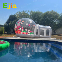 Commercial 10Ft-3M Dia Inflatable Jumping Bubble House Kids Party Balloons Bubble Tent With Air Blower Bubble House For RENTAL