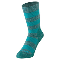 ├登山樂┤日本 Mont-Bell MW Trekking Socks 女款羊毛襪 孔雀藍 # 1118422PEBL