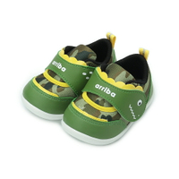 ARRIBA 恐龍造型魔鬼氈寶寶鞋 綠 中小童鞋