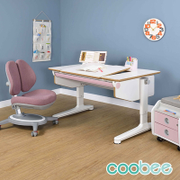 【SingBee欣美】CB-603 U型板成長機能桌+132雙背椅(書桌椅 書桌 升降桌椅 成長桌椅 兒童桌椅)