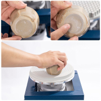 陶瓷磨底機陶藝設備電磨機陶瓷打磨拋光神器橡膠磨片工具安全環保