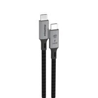 【Momax】Elite Link 240W PD USB-C USB4 40Gbps 編織充電傳輸線 1m(黑色)