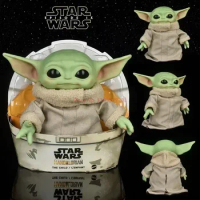 Marvel Star Wars Yoda Baby Action Figure Kawaii Yoda Plush Doll Toy Doll Ornament Children'S Collection Birthday Creative Gift
