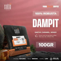 Kopi Robusta Dampit Malang Coffee Roast Beans 100 Gram Biji Bubuk Bubuk Kasar