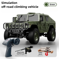 รถจำลองรถ RC C8835 JJRC 4X4ขับเคลื่อนสี่ล้อ1:14จำลองการขับรถออฟโรดบังคับวิทยุแผงควบคุมระยะไกลด้วยสัญ