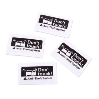 Don't Touch Anti-Theft Alarm System Sticker Reflective Vinyl Warning Lable Car Decals Bike Car Styling For Scooter Motorcycle