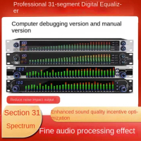Professional Digital Graphic Equalizer 31 Band Computer Adjustment DSP Audio Effects Controller Stage and Karaoke Processor