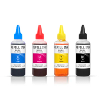 100ML Universal Refill Dye Ink Suitable For Epson For HP For Canon For Brother Deskjet Desktop Printer CISS 4 Colors