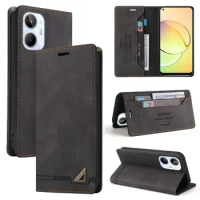 Wallet Retro Luxury Leather Cases For OPPO A57 A77 C30 K10 A36 A76 A96 A54 A74 A95 F19 Pro Realme C30 9 8 Phone Case 100pcs/Lots