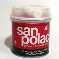 Dempul plastic|Dempul besi SANPOLAC + Hardener