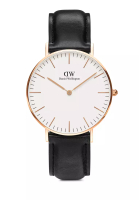 Daniel Wellington Classic Sheffield 36mm Watch - Leather 真皮  starp - Rose Gold - Unisex watch 中性手錶 - DW Watch for 女錶男錶 women and men - 丹尼爾惠靈頓