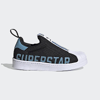 Adidas Superstar 360 X C [FX4916] 中童 運動休閒鞋 套入式 貝殼鞋 柔軟 黑 水藍