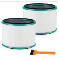 2 Pack HP01 HP02 HEPA Filter Replacement Compatible with Dyson HP01 HP02 DP01 DP02 Desk Purifiers, Replaces Part Dyson Pure Cool