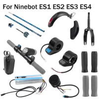 Bluetooth Dashboard For Ninebot ES1 ES2 ES3 ES4 Electric Scooter Battery BMS/Rear Wheel Fender Rear Brake Fork/Front Bag Parts