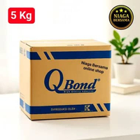Lem Putih Q Bond 5 Kg PVAC Untuk Kayu Dan Kertas Q Bond