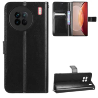 For Vivo X90 5G high-grade Wallet PU Flip card Slot Shock Proof Lanyard Case for Vivo X90 x90 X 90 5G V2241A Phone Bag