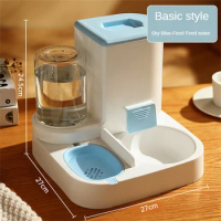Automatic Cat Dog Feeder Drinking Fountain Water Dispenser Auto Food Bowl Pet Supplies For Dogs Cats