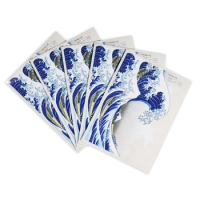 MATTE 60PCS/BAG The Great Wave Card Sleeves Japanese Style Card Protector TCG Shield Graphics Top Loader Color Cover PKM/MGT