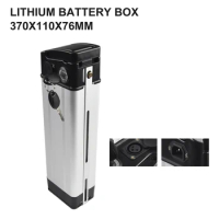 Electric Bicycle Battery Box 36V 48V Ebike Large Capacity Battery Holder Case For 1865o Lithium Battery E-bike Accessories