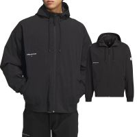adidas 愛迪達 ST Warm WVJKT 男款 黑色 運動 休閒 保暖 冬季 寬鬆 連帽 外套 IP4980