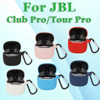 For JBL Club Pro + TWS Case for JBL Tour Pro Non-slip Silicone Wireless Bluetooth Earphones Cover for Anti-fall Protective Case