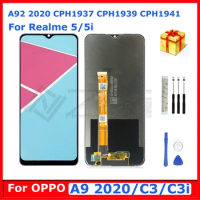 6.5" For OPPO Realme 5 LCD Display RMX1911 RMX1919 Touch Panel Screen C3i Sensor Assembly For Realme 5i Repair Tools A9 2020 C3