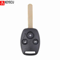 KEYECU Remote Key 3 Button 433MHz ID46 Chip for 2008-2012 Honda CRV Accord G8D
