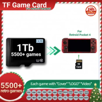TF Card For Retroid Pocket 4 Pro Memory Popular Classic Retro Game PS2 PSP 3DS android Portable Handheld 1T 512G 3 Plus Flip