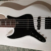 factory custom new white left-handed 5 strings Jazz bass Guitar Active pickups red left-handed 4 strings in stock 62