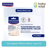 Hansaplast Plester Bekas Luka 21s - Plester Bekas Luka Bening Untuk Menyamarkan Bekas Luka I Keloid