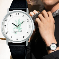 agnes b.marcello 35週年限量款 霓虹 腕錶 女錶 手錶-34mm VJ20-KVP0Z/BJ5024X1