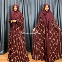 KAFTAN RAYON MOTIF ZANUBA TERBARU JUMBO SUPER ADEM Gamis Muslim Wanita Panjang Hitam Arab Dress