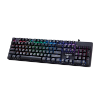 Esense K8160BK RGB電競機械青軸鍵盤
